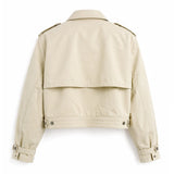 NYC Millie Bobby Brown Beige Jacket