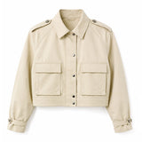 NYC Millie Bobby Brown Beige Jacket