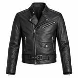 Modern Black Leather Jacket