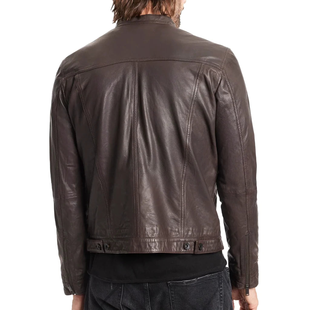 Shea Buckner NCIS Origins S02 Brown Jacket