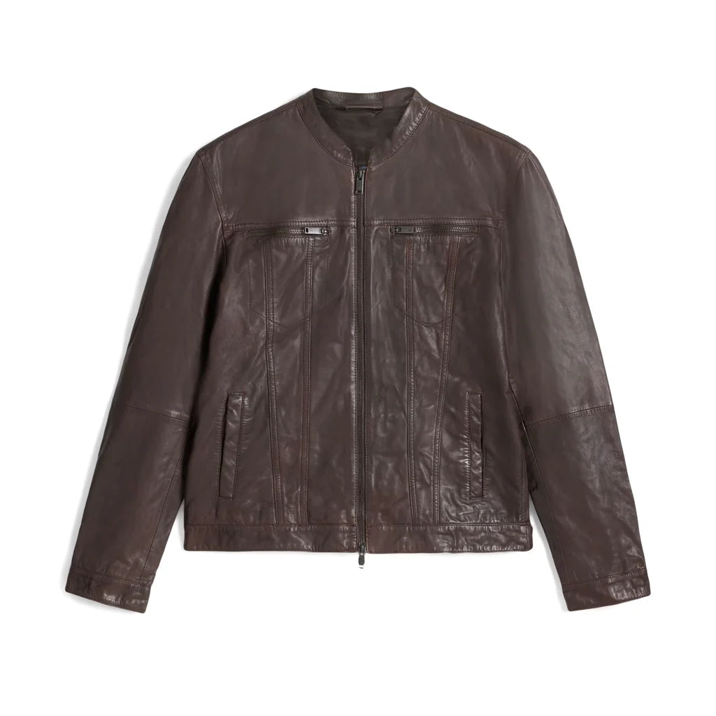 Shea Buckner NCIS Origins S02 Brown Jacket