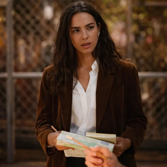 Mariel Molino NCIS Origins S02 Brown Blazer