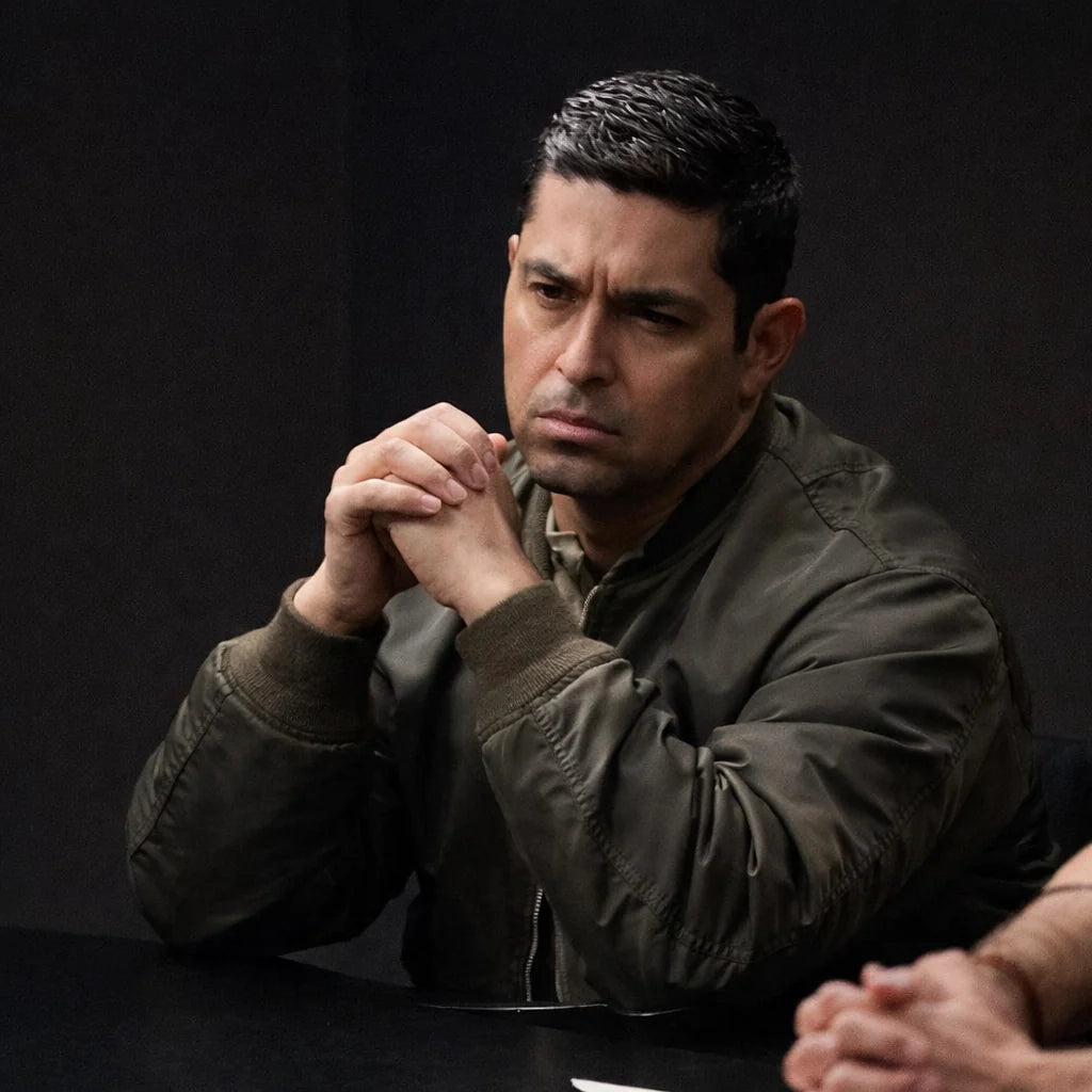 Wilmer Valderrama NCIS S23 Green Jacket