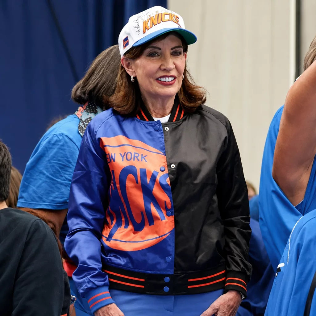 NY Knicks Championship 2026 Kathy Hochul Jacket