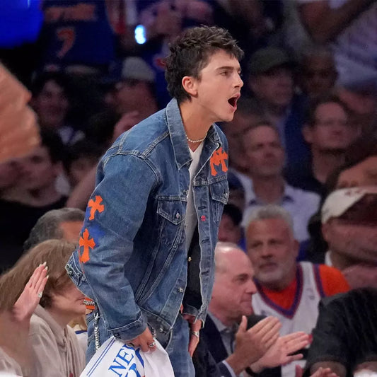 New York Knicks Timothée Chalamet Denim Jacket