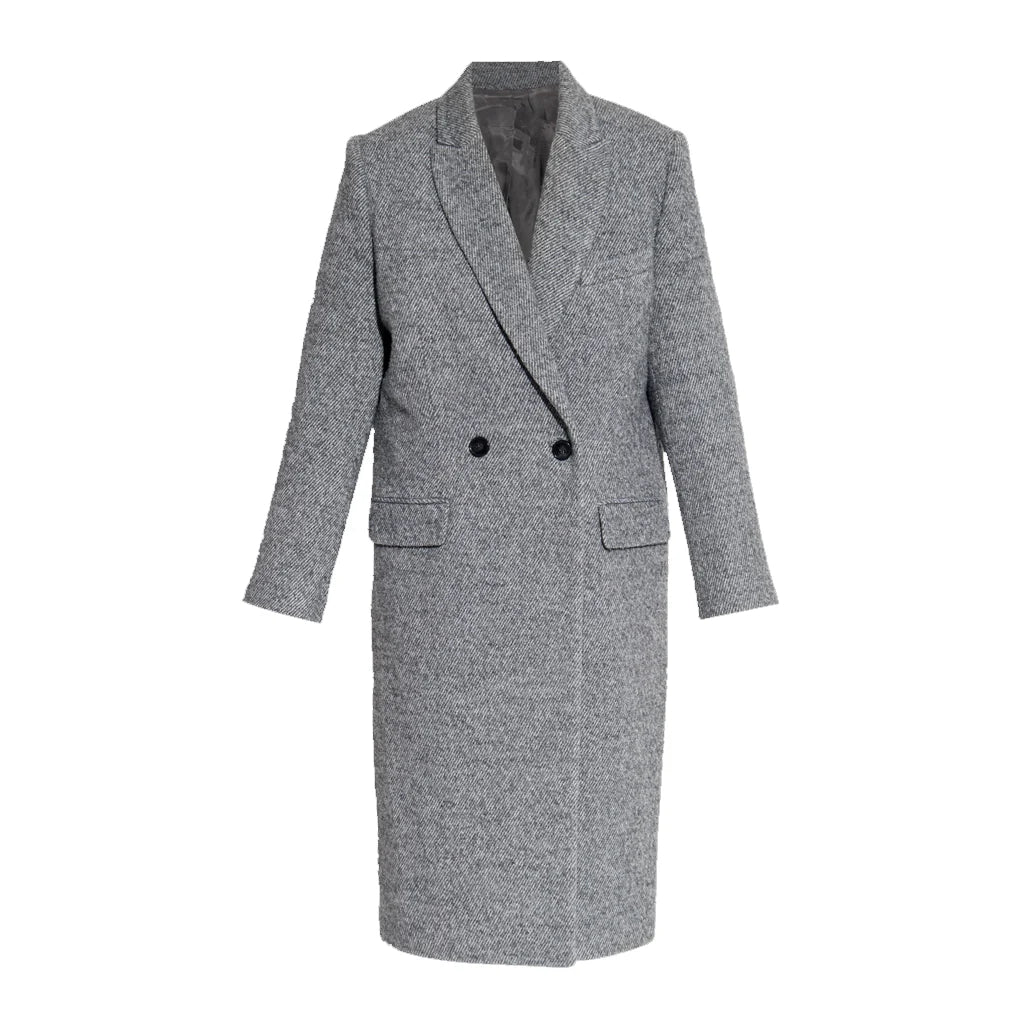 Scarlett Johansson NYC Wool Coat