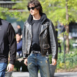 NY City 2026 Sombr Black Moto Jacket