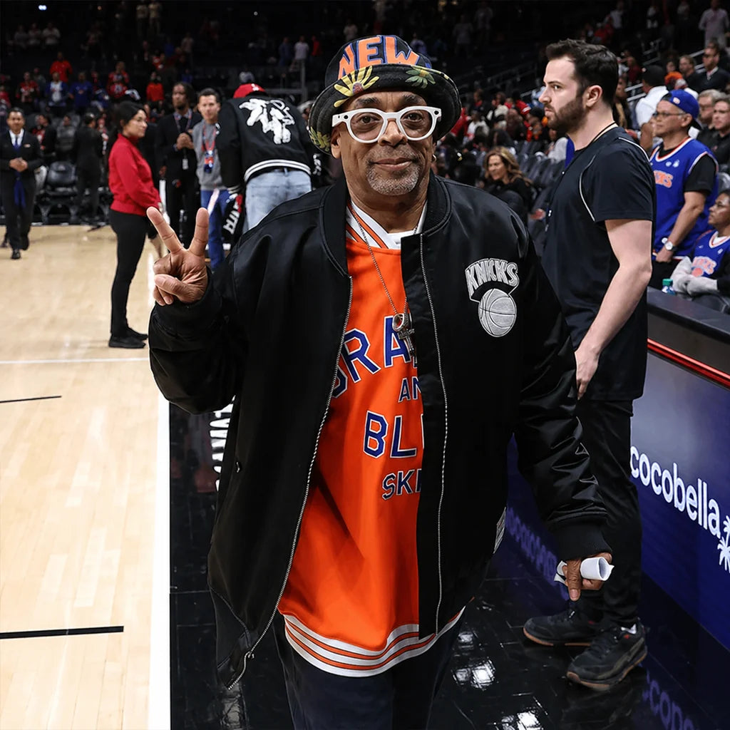 Spike Lee Knicks Black Jacket