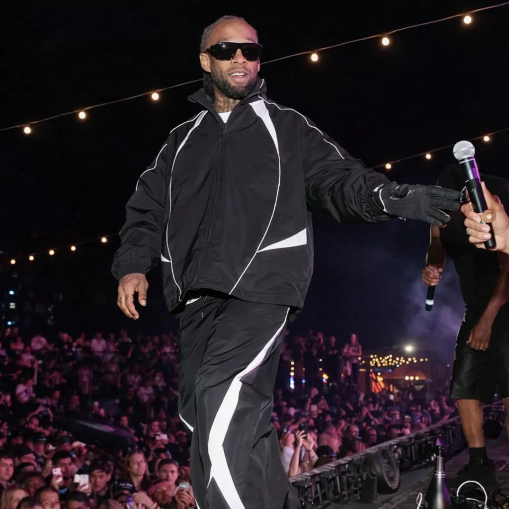 Neon Carnival Ty Dolla Black Jacket
