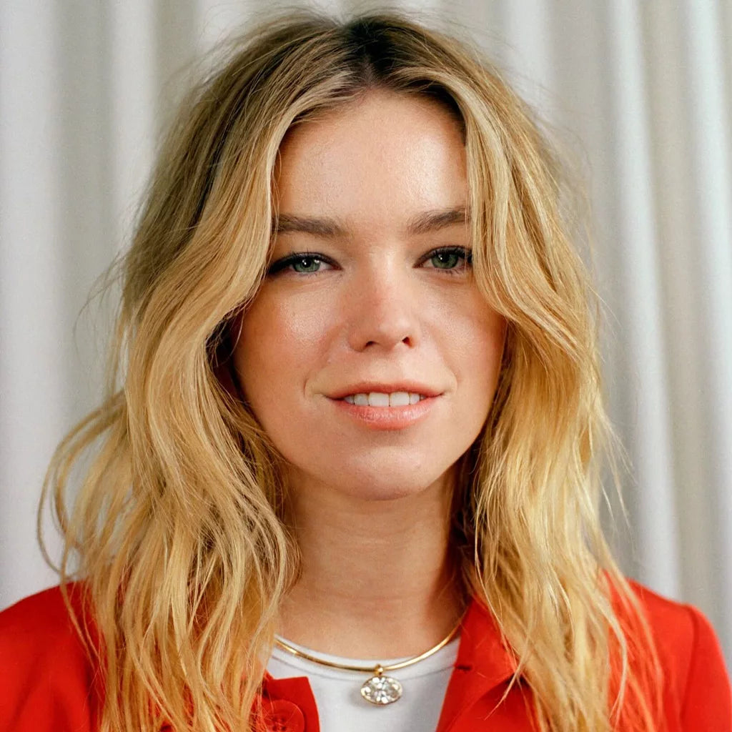 New York Times Milly Alcock Red Jacket