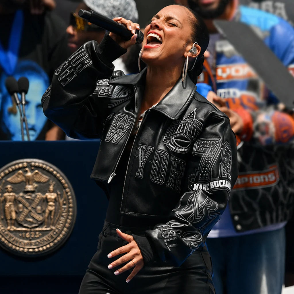 Alicia Keys NY Knicks Jacket