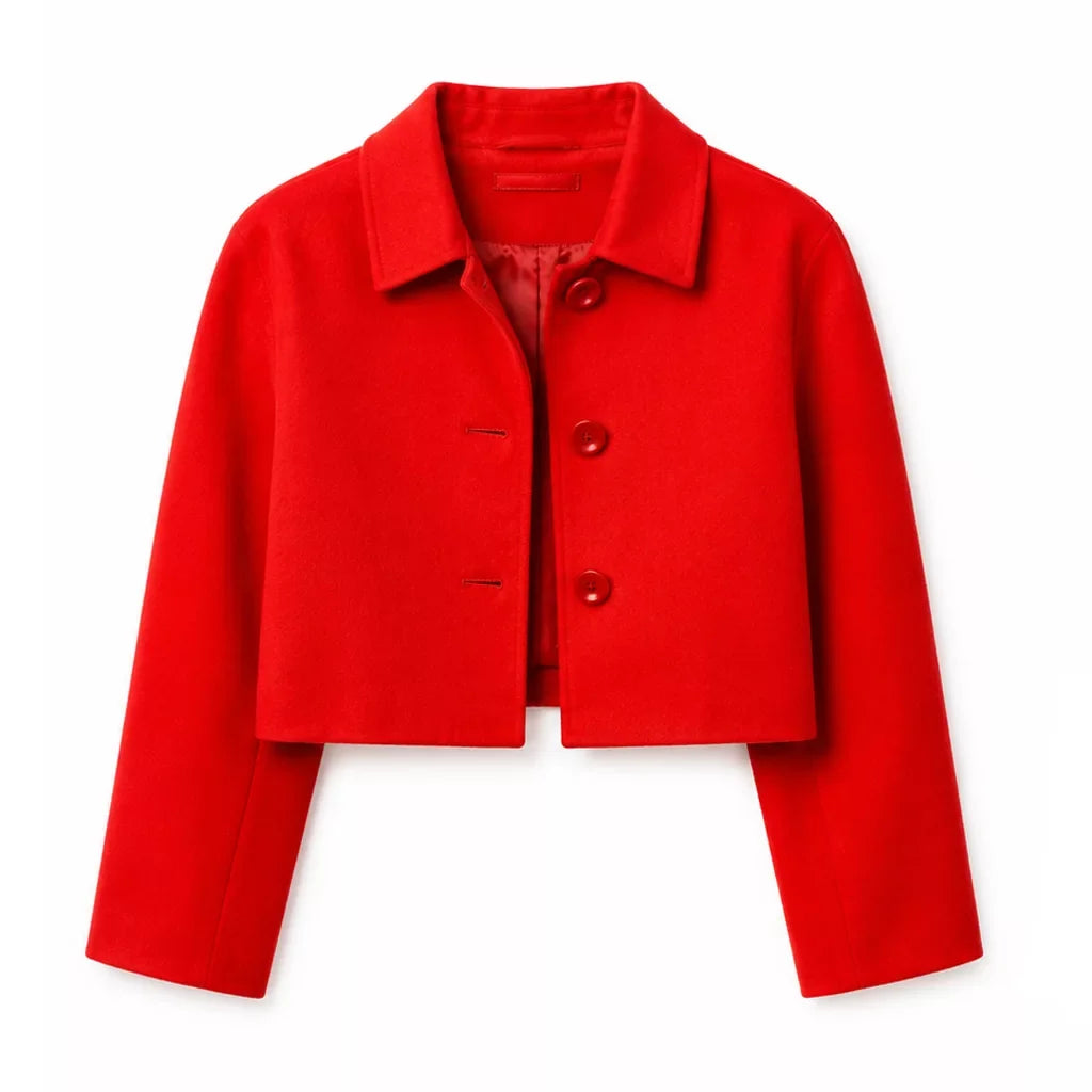 New York Times Milly Alcock Red Jacket