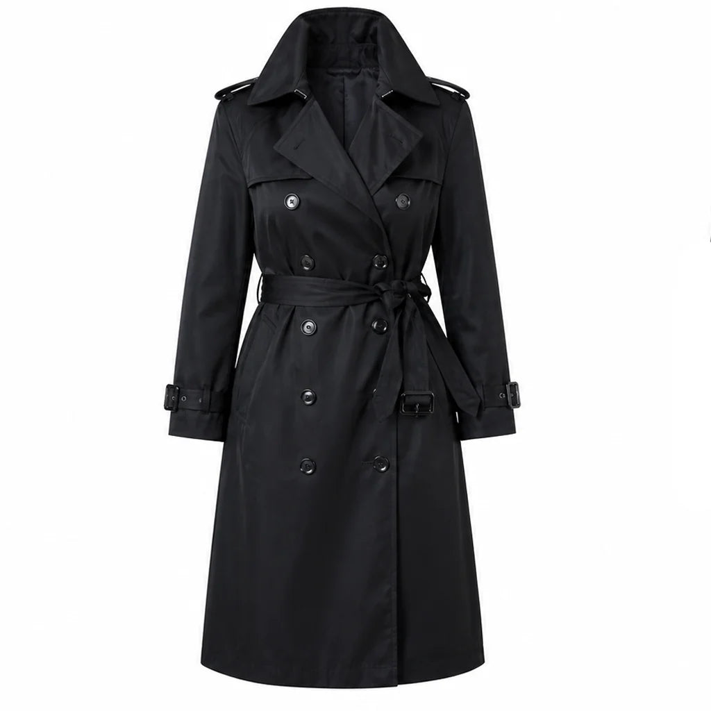 NYC 2026 Nia Long Black Coat