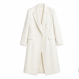 Nice Airport France Heidi Klum White Coat