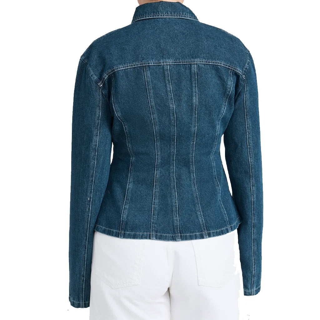 Off Campus Ella Bright Denim Jacket