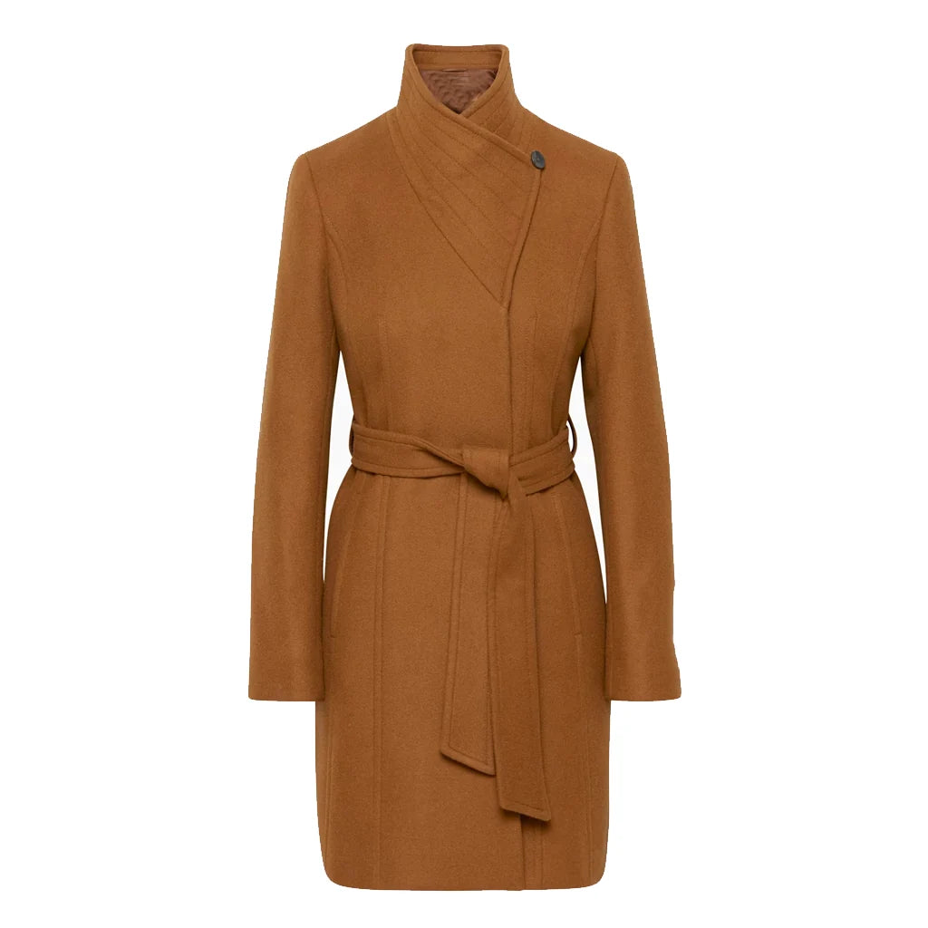 Off Campus S01 Hannah Wells Brown Coat