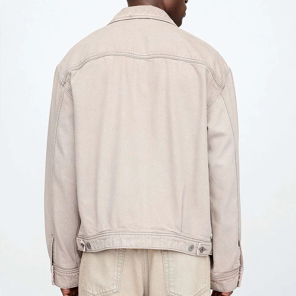 Off Campus Miles Gutierrez Riley Beige Jacket