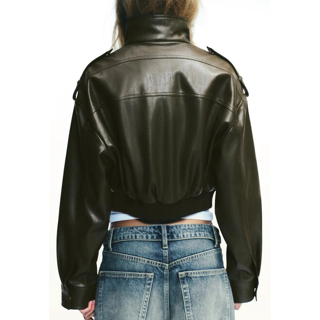 Off Campus S01 Jules Logan Leather Jacket