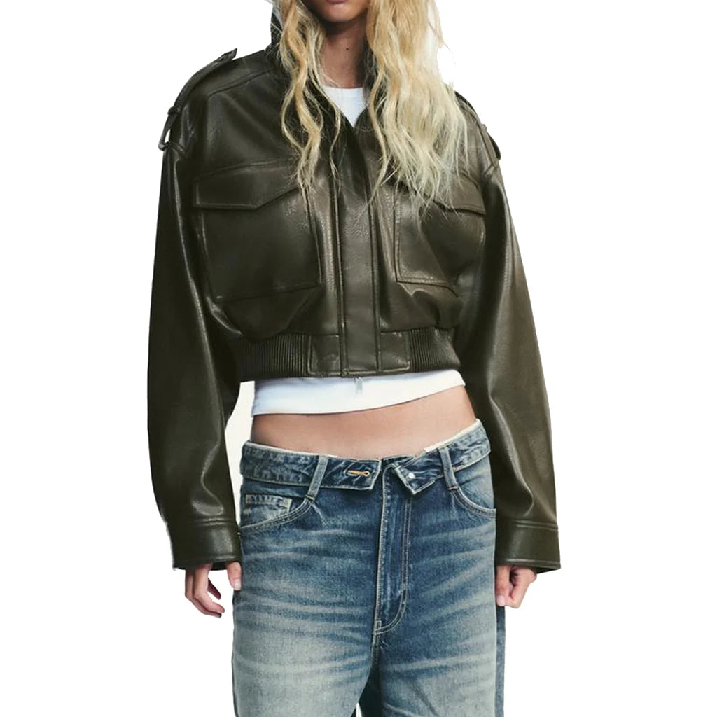 Off Campus S01 Jules Logan Leather Jacket