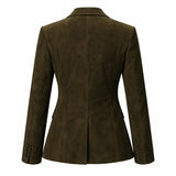Law and Order SVU S27 Mariska Hargitay Suede Leather Blazer