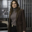 Law and Order SVU S27 Mariska Hargitay Suede Leather Blazer