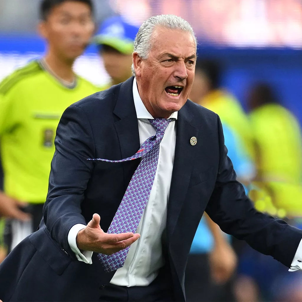 Paraguay Head Coach Gustavo Alfaro Blazer
