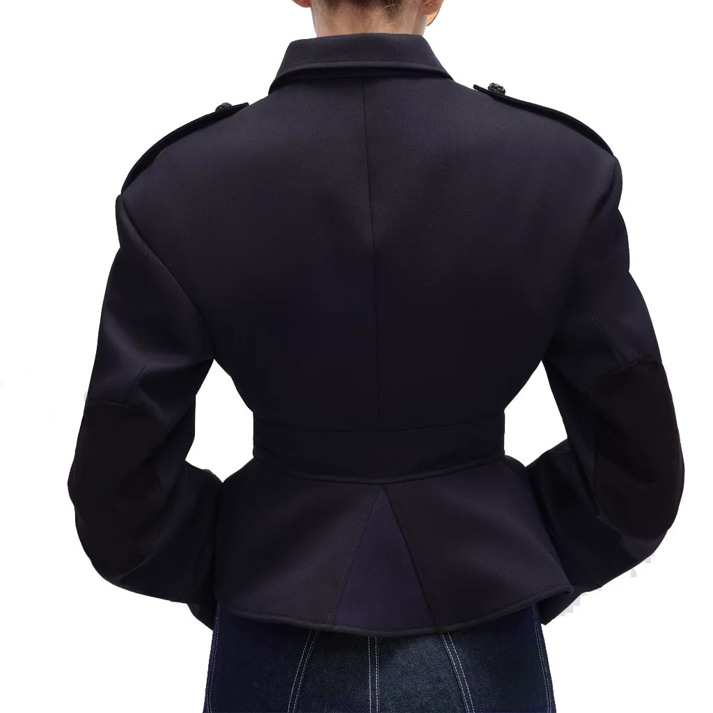 Paris Fashion Week Sarah Pidgeon Black Jacket