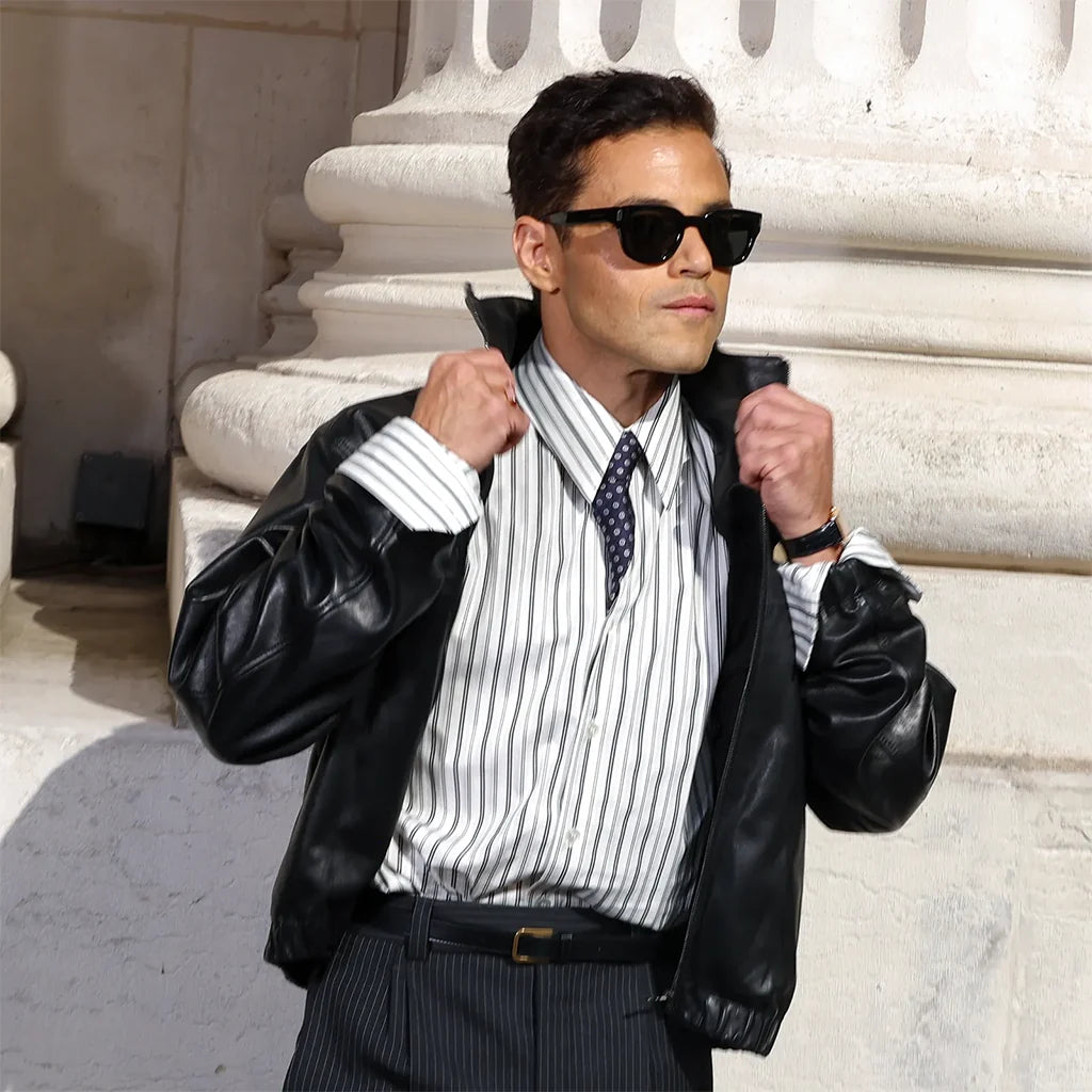 Paris Saint Laurent Show Rami Malek Jacket