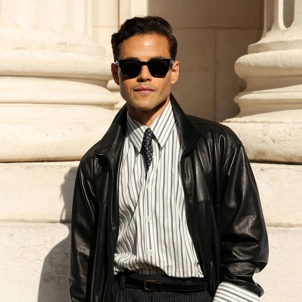 Paris Saint Laurent Show Rami Malek Jacket