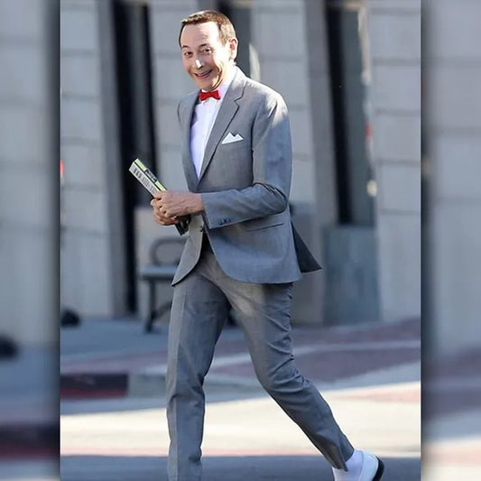 Pee Wee Herman Grey Suit