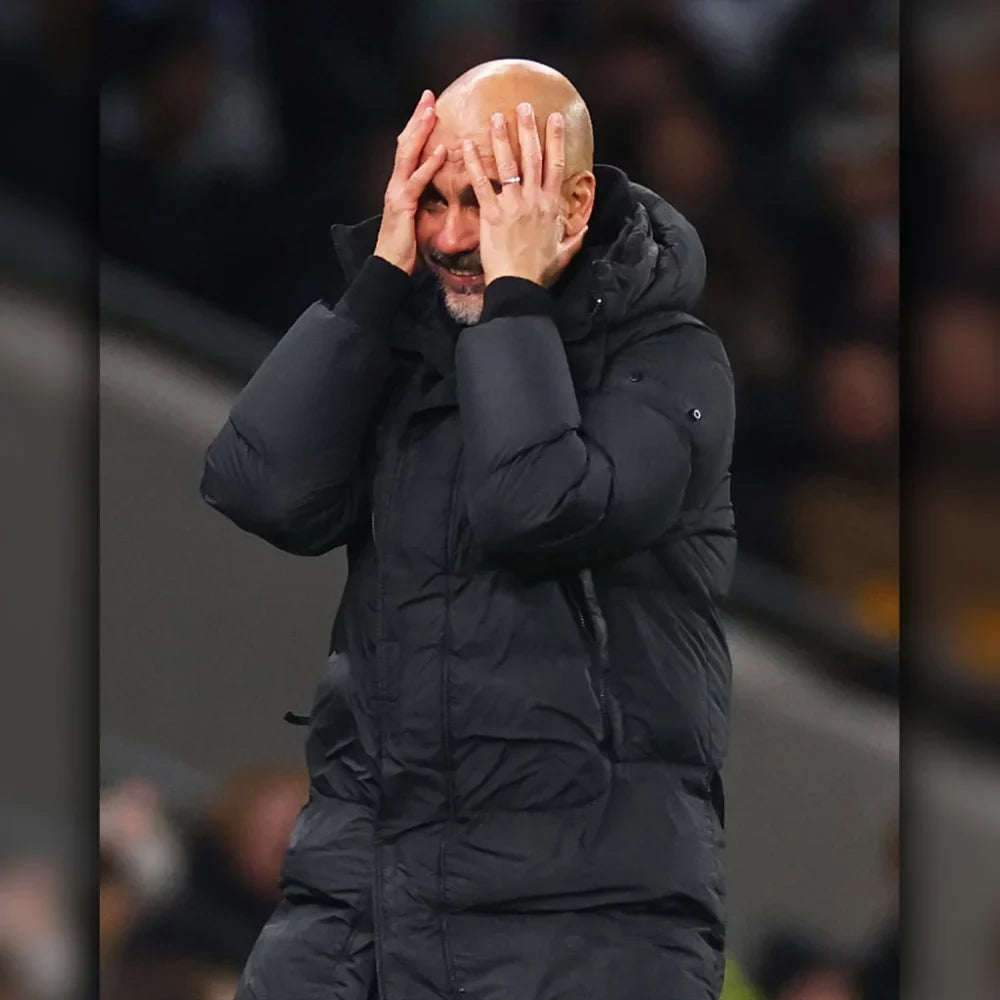 Pep Guardiola Black Coat