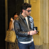 Nick Jonas Power Ballad Press Junket Black Jacket