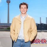 Tom Holland Press Tour Photocall Beige Jacket