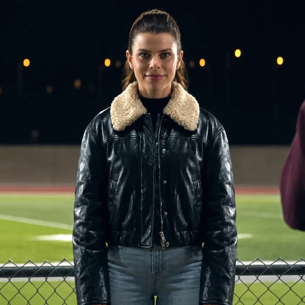 Heidi Grace Ransom Canyon S02 Black Shearling Jacket