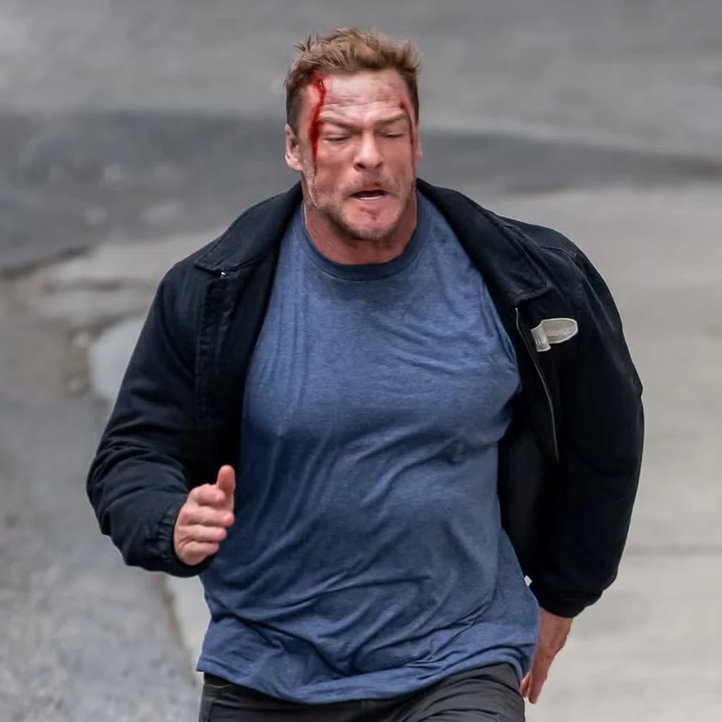 Reacher S04 Jack Reacher Black Jacket