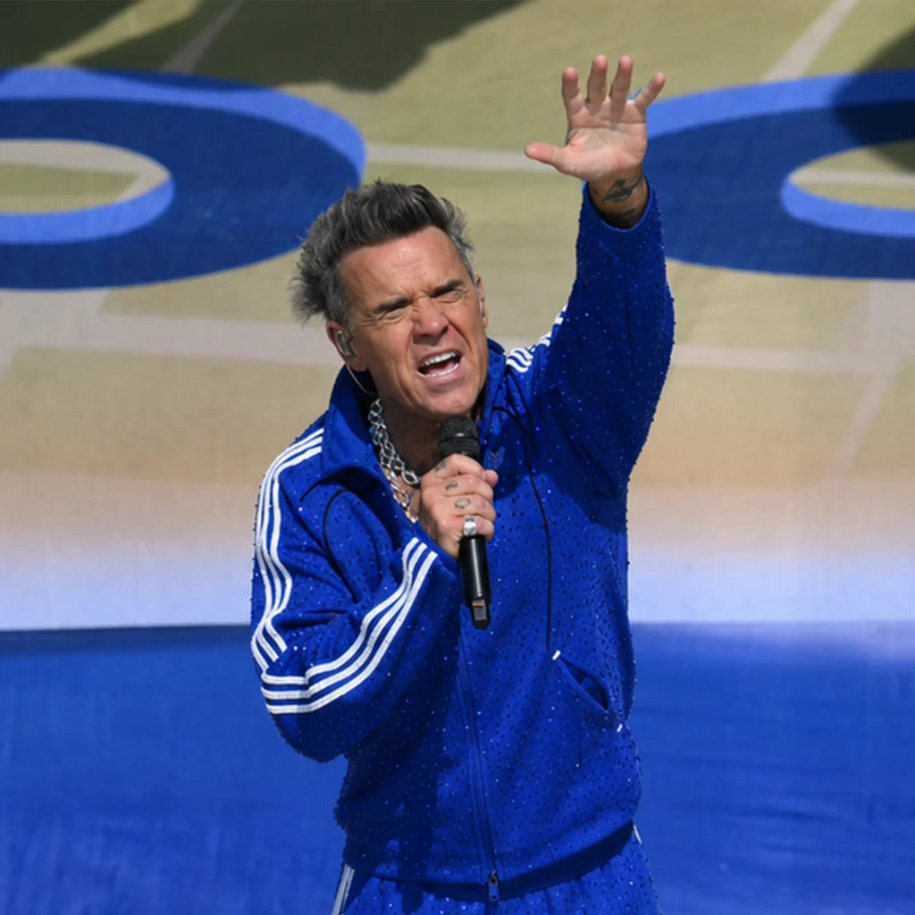 Robbie Williams FIFA 2026 Blue Jacket