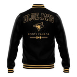 Roots Blue Jays 50th Anniversary Varsity Black Jacket