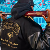 Roots Blue Jays 50th Anniversary Varsity Black Jacket