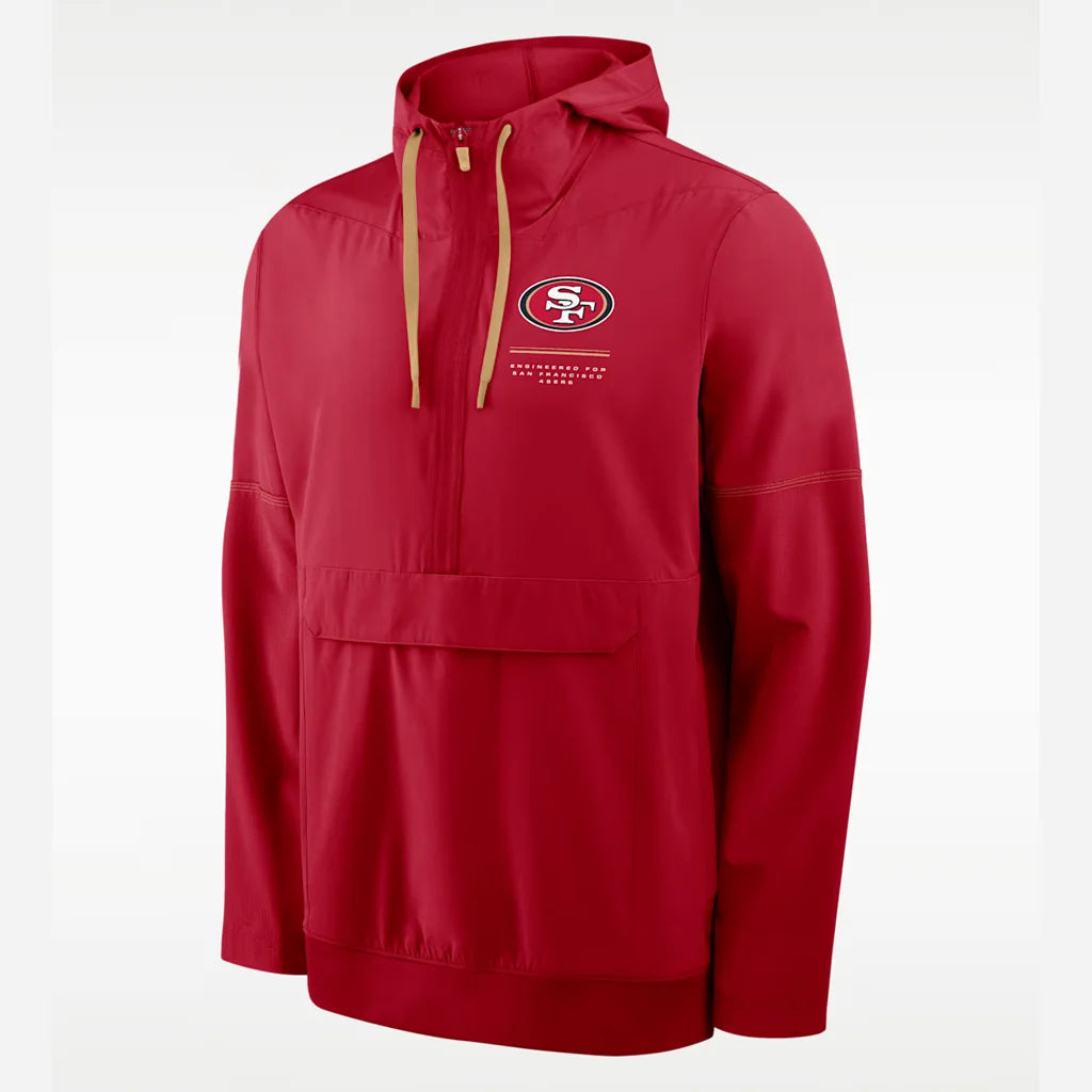 San Francisco 49ers 2026 Sideline Anorak Half-Zip Jacket
