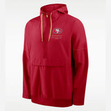 San Francisco 49ers 2026 Sideline Anorak Half-Zip Jacket