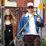 NY Downtown Restaurant Sebastian Stan Jacket