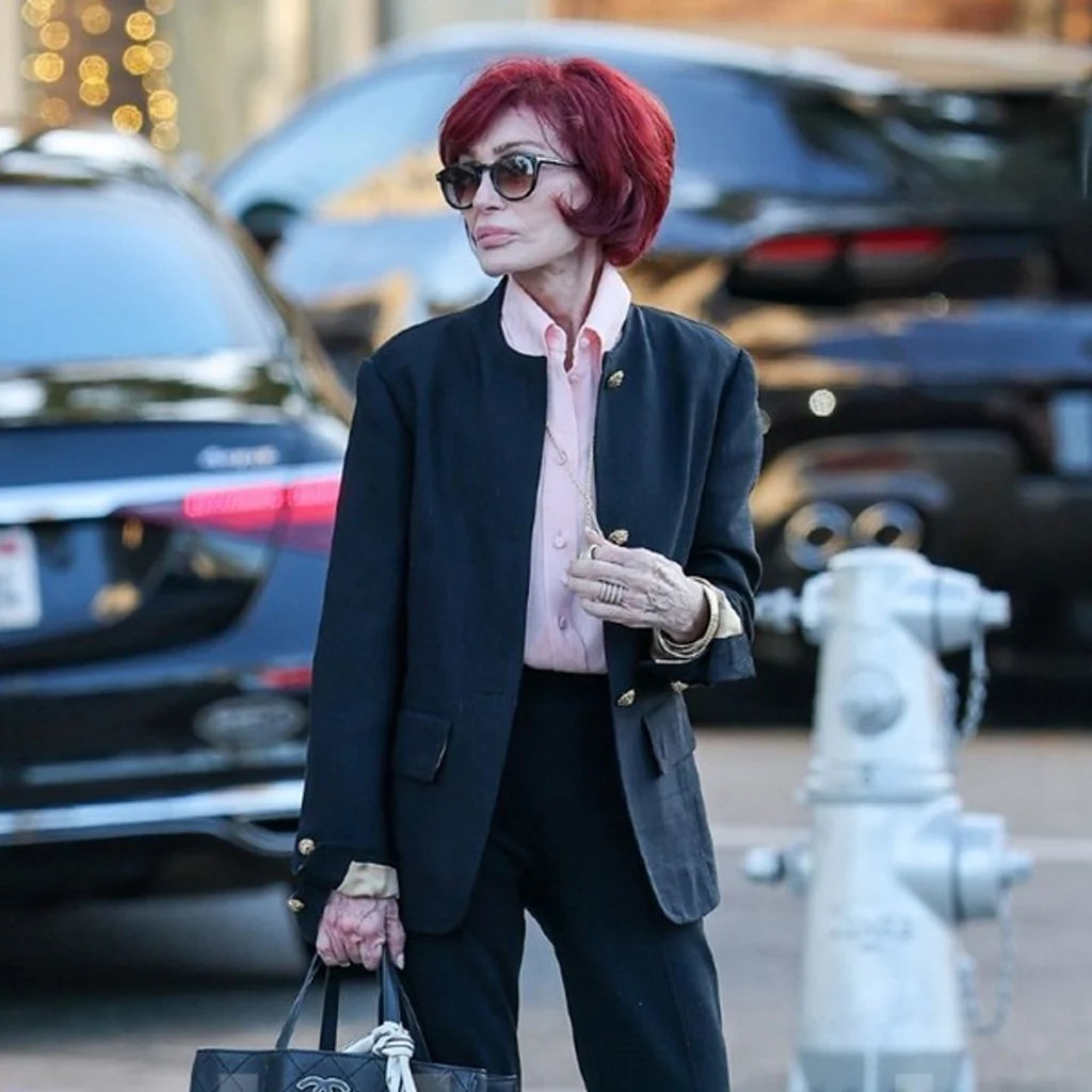 Los Angeles Dinner Sharon Osbourne Jacket