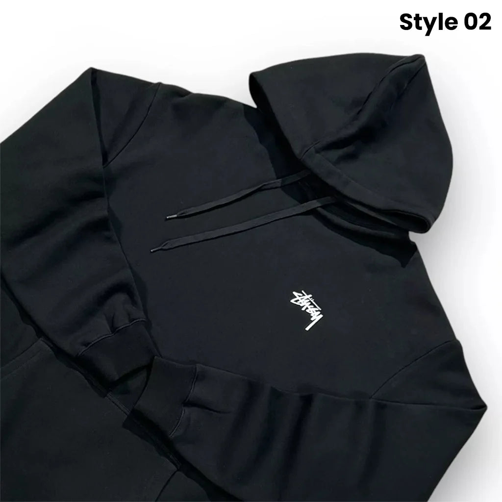 Dice Slim Fit Black Hoodie