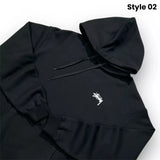 Dice Slim Fit Black Hoodie