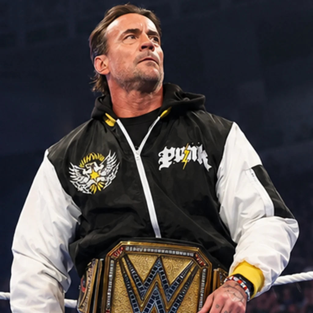 CM Punk SmackDown 2026 Hooded Jacket