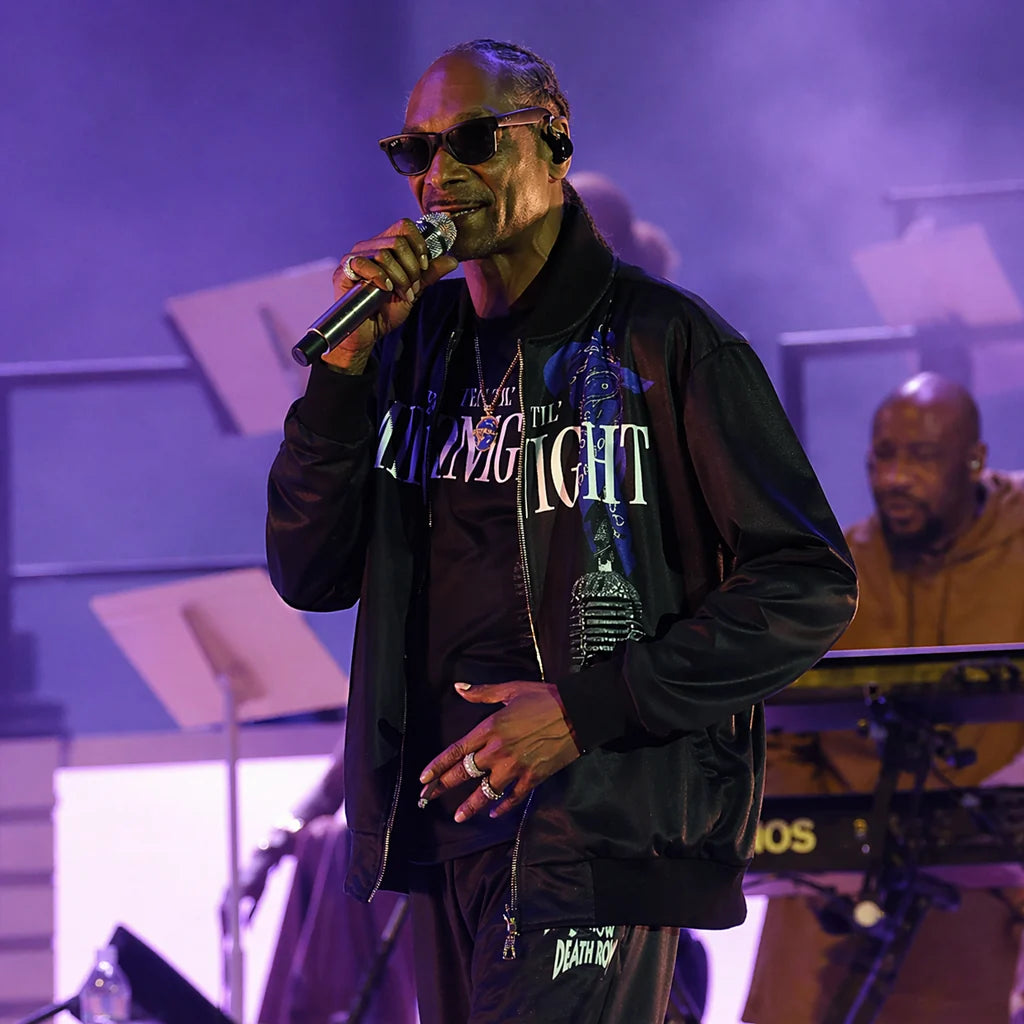 Coachella Snoop Dogg Black Jacket
