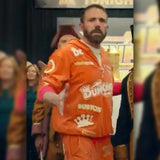 Ben Affleck DunKings Orange Tracksuit