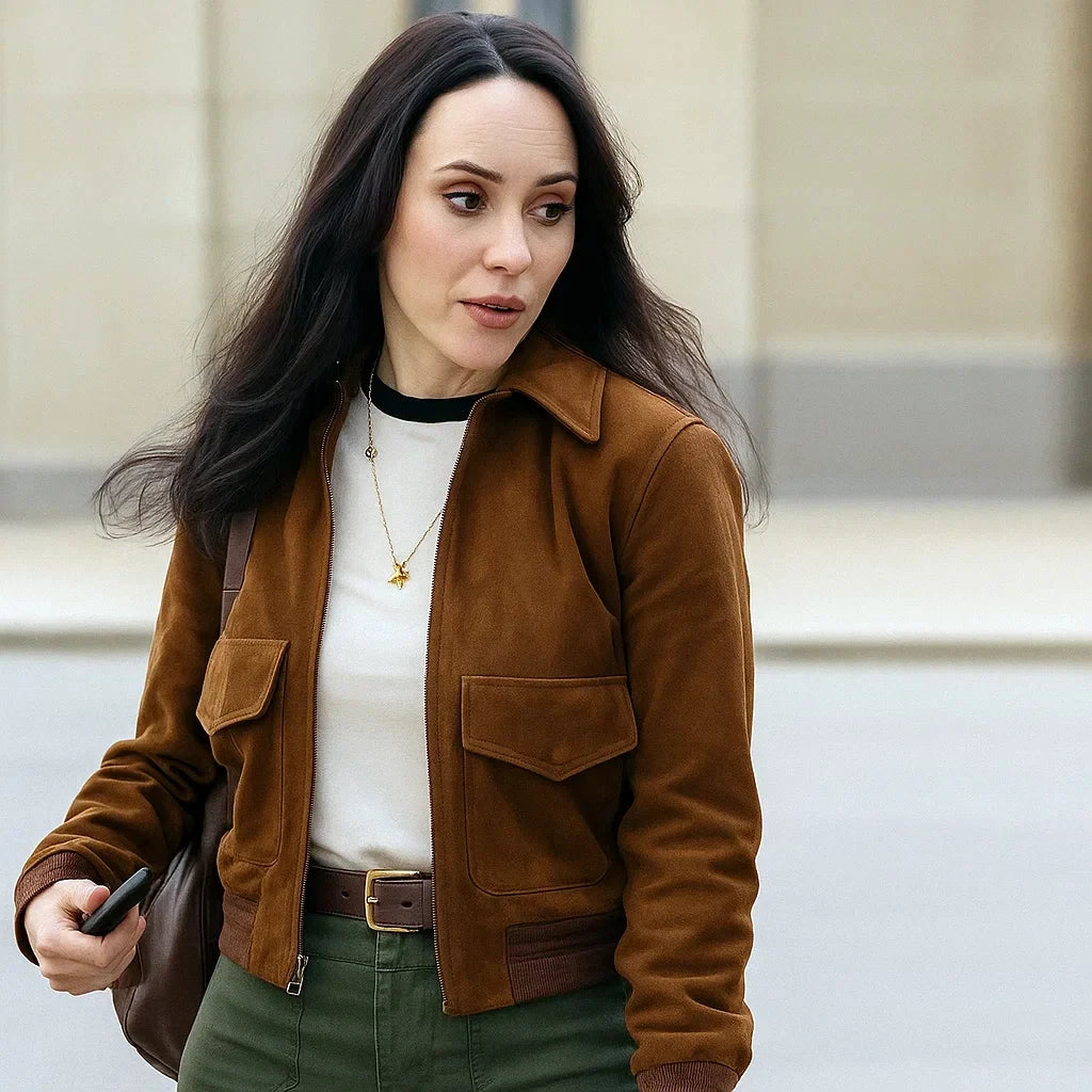 Superman Rachel Brosnahan Brown Jacket