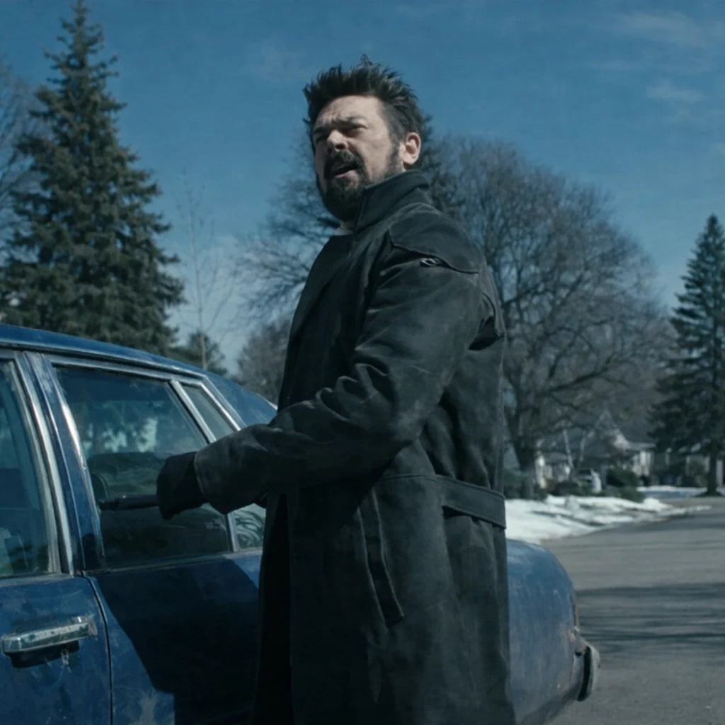 The Boys S05 Karl Urban Suede Coat