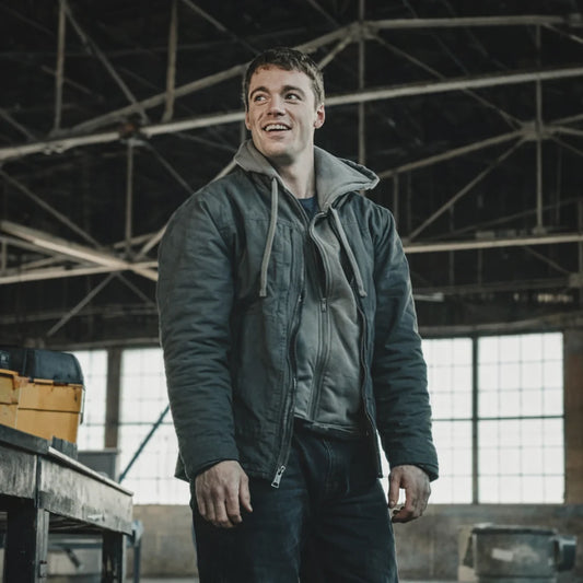The Night Agent S02 Peter Sutherland Grey Jacket